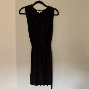 Rolla Coster Elegant Black Wrap Mini Dress